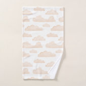 Melon Dreamtime Waterverf Wolken Handdoek (Handdoek)