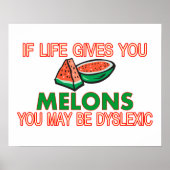 Melon Dyslexie Poster (Voorkant)