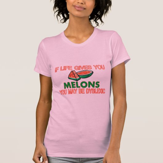 Melon Dyslexie T-shirt (Voorkant)