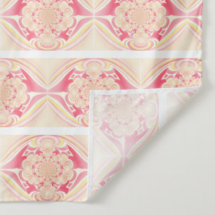 Melon- en Buttery Yellow Fractal Wandkleed