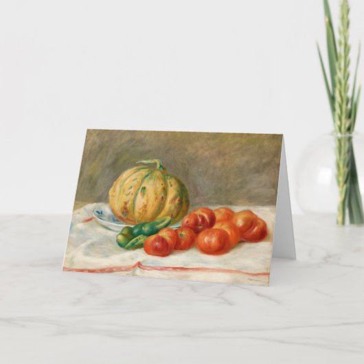 Melon et Tomates | Pierre-Auguste Renoir Kaart (Voorkant)
