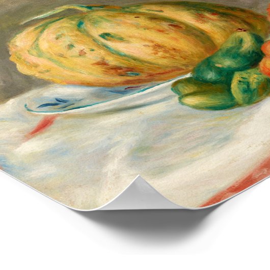 Melon et Tomates | Pierre-Auguste Renoir Poster (Hoek)