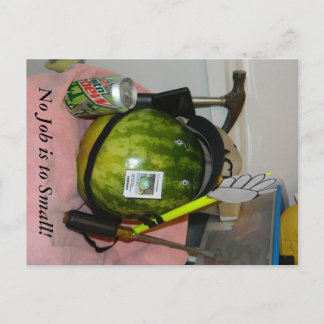 Melon Geen taak is naar klein Briefkaart