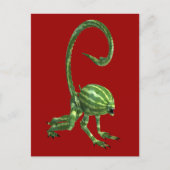 Melon Head Creature Briefkaart (Voorkant)
