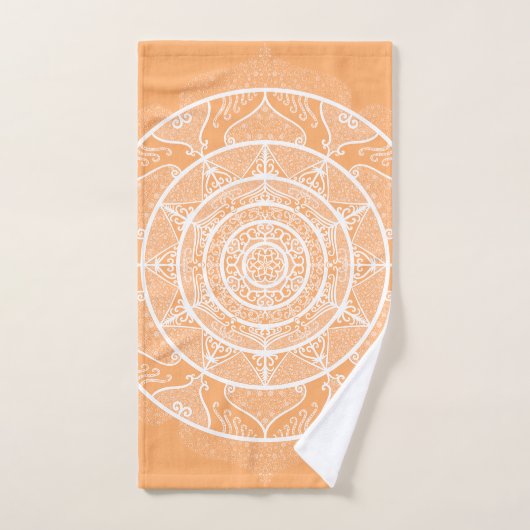 Melon Mandala Bad Handdoek (Handdoek)