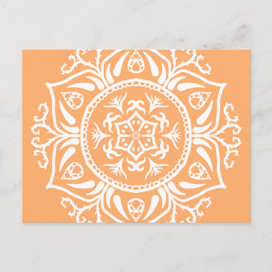 Melon Mandala Briefkaart (Voorkant)