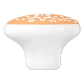 Melon Mandala Keramische Knop (Zijkant)
