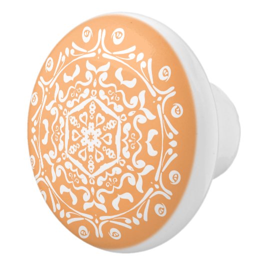 Melon Mandala Keramische Knop (Rechts)
