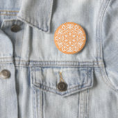 Melon Mandala Ronde Button 5,7 Cm (In situ)