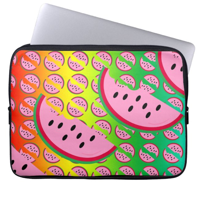 Melon Mania Laptop Hoesje Laptop Sleeve (Voorkant)