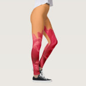 Melon Oranje Hot Pink Floral Leggings (Rechts)