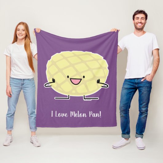 Melon Pan Japanse concha Patisserie Fleece Deken (In situ)