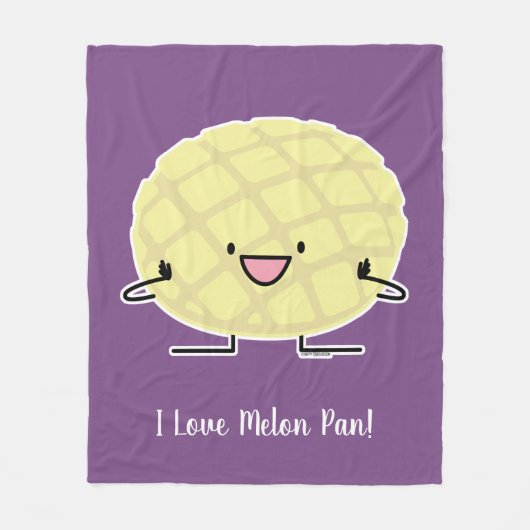 Melon Pan Japanse concha Patisserie Fleece Deken (Voorkant)