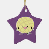 Melon Pan Japanse concha patisserie Keramisch Ornament (Rechts)