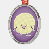 Melon Pan Japanse concha Patisserie Metalen Ornament (Links)