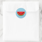 Melon Segment Ronde Sticker (Tas)