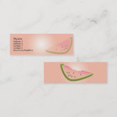 Melon - Skinny Mini Visitekaartje (Voorkant / Achterkant)