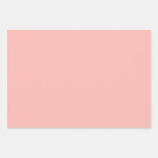 Melon Solid Color Inpakpapier Vel (Voorkant 3)