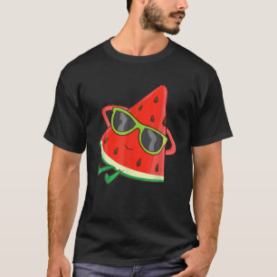 Melon Summer Fruit Sunbril on Watermelon T-shirt