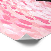 Melon the Big Head Flamingo - alleen Dahl Poster (Hoek)