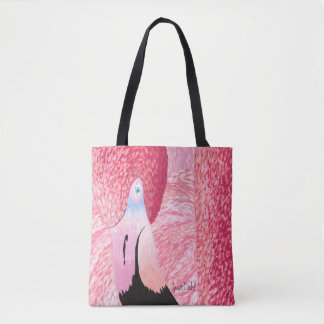 Melon the Flamingo Canvas tas