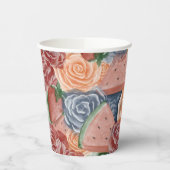 Melon Verjaardag - Zomervibes Papieren Bekers (Links)