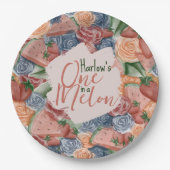 Melon Verjaardag - Zomervibes Verjaardagsgunst Papieren Bordje (Voorkant)