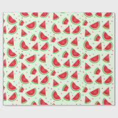 Melon Watermelon Fruit Pattern Cadeaupapier (Vlak)