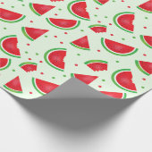 Melon Watermelon Fruit Pattern Cadeaupapier (Hoek)