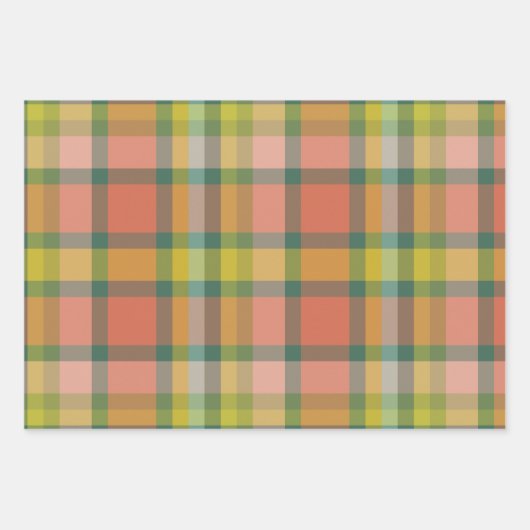 Melon Wrapping Paper Flat Sheet Set of 3 (Voorkant 2)