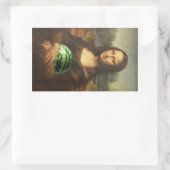Melona Lisa Rechthoekige Sticker (Tas)