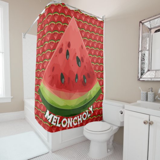 Meloncholie douchegordijn (In situ)