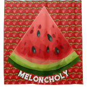 Meloncholie douchegordijn (Voorkant)