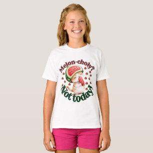 Meloncholie? Niet vandaag! - Schattigee kat met wa T-shirt