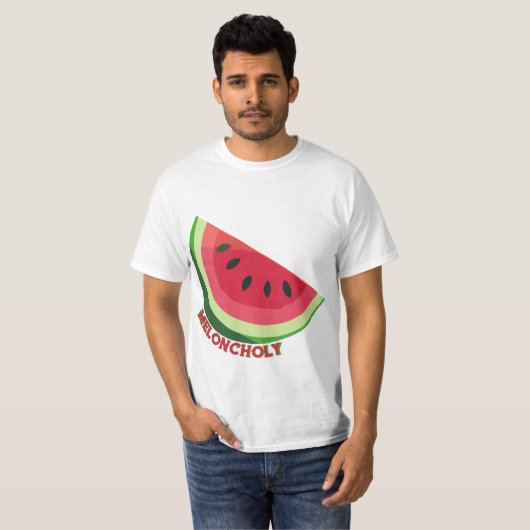 Meloncholie T-shirt (Voorkant volledig)