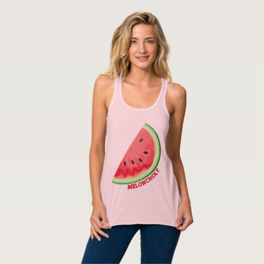 Meloncholie Tanktop (Volledige Voorkant)