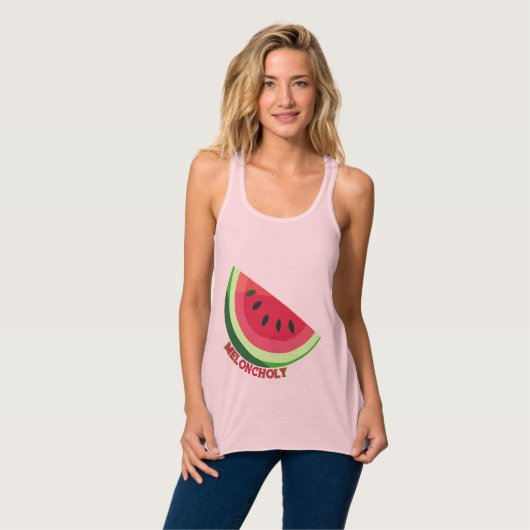 Meloncholie Tanktop (Volledige Voorkant)