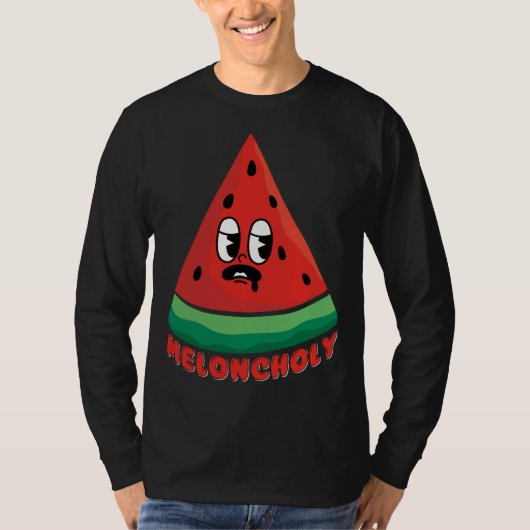 Meloncholy Grappige Meloen T-shirt (Voorkant)