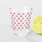 Melone Fruit hartglas Shot Glas (Voorkant)