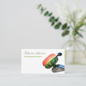 Melonfiets van de melofiel van verse vruchten visitekaartje (Staand voorkant)