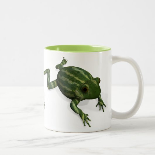 Melonfrog Tweekleurige Koffiemok (Rechts)