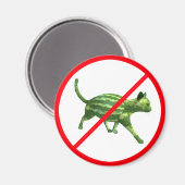 Melonkatten verboden. magneet (Voorkant / Achterkant)
