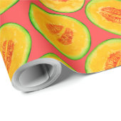 Melonplakken waterverf papier verpakken (Rol Hoek)