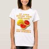 Melons Dyslexia Funny Shirt (Voorkant)