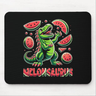 Melonsaurus Watermeloen Dinosaurus Zomer Tropische Muismat