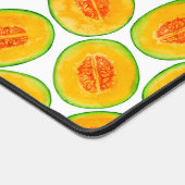 Melonsnijdsels waterverf patroon bureaumat (Hoek)