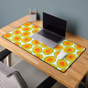 Melonsnijdsels waterverf patroon bureaumat