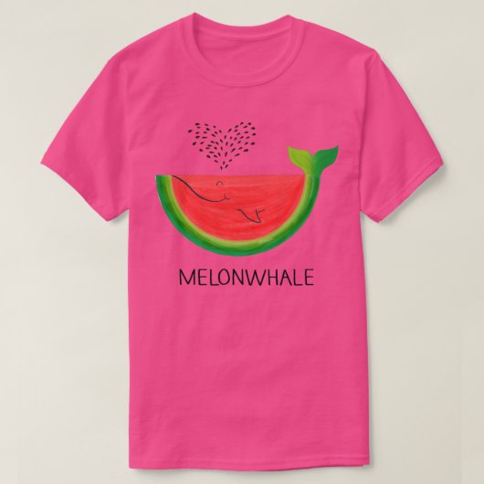 Melonwhale SHIRT Melon Whale watermeloen Cadeaubon (Design voorkant)