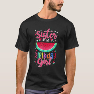Melonzuster van de watermeloen op de geboortedag G T-shirt
