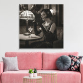 Melopee, door Natasha Us Canvas Afdruk (Insitu (Woonkamer))